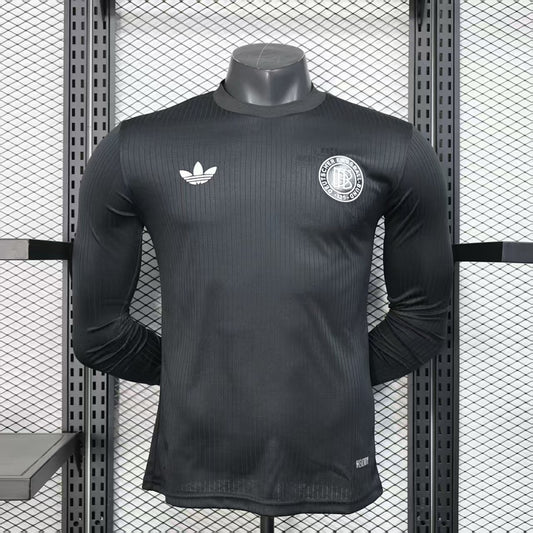 Germany Player Version Soccer Jersey Long Sleeve Black