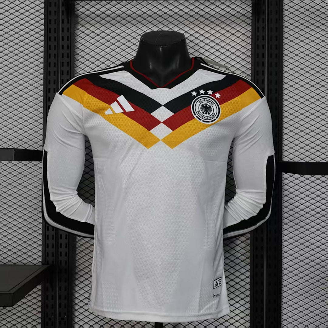 Germany Home Soccer Jersey Long Sleeve