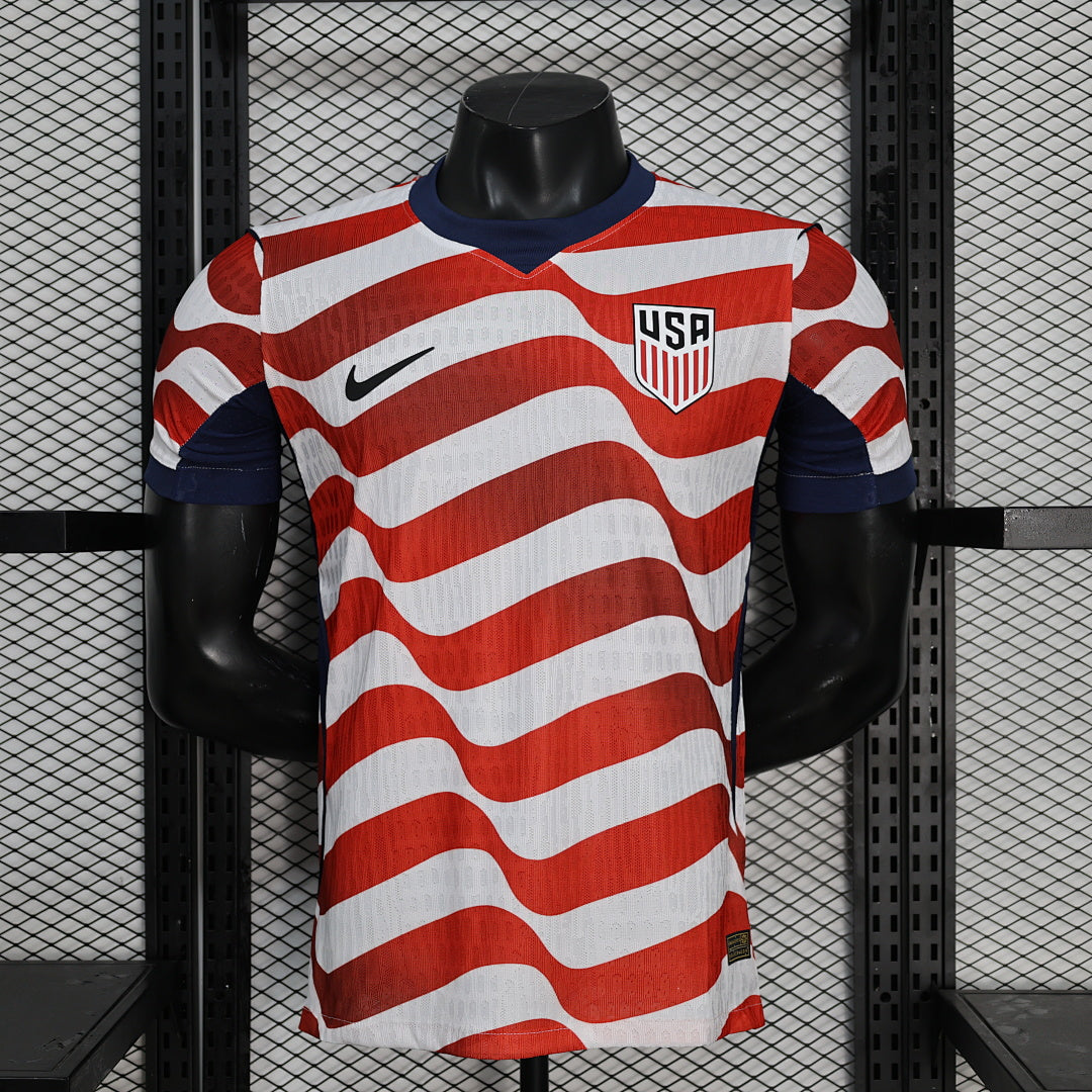USA Home Player Version Soccer Jersey
