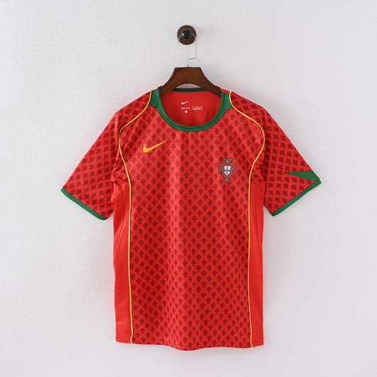 2004 Portugal Home Soccer Jersey