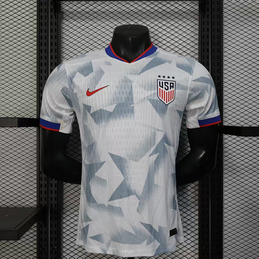 USA Home Player Version Soccer Jersey