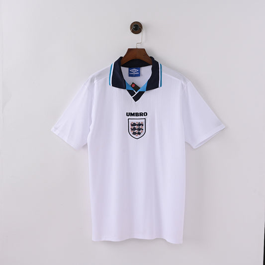 1996 England Home Soccer Jersey