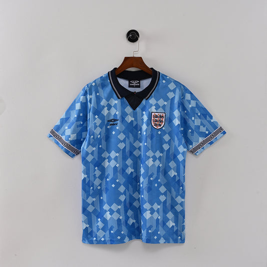 1990 England Away Soccer Jersey