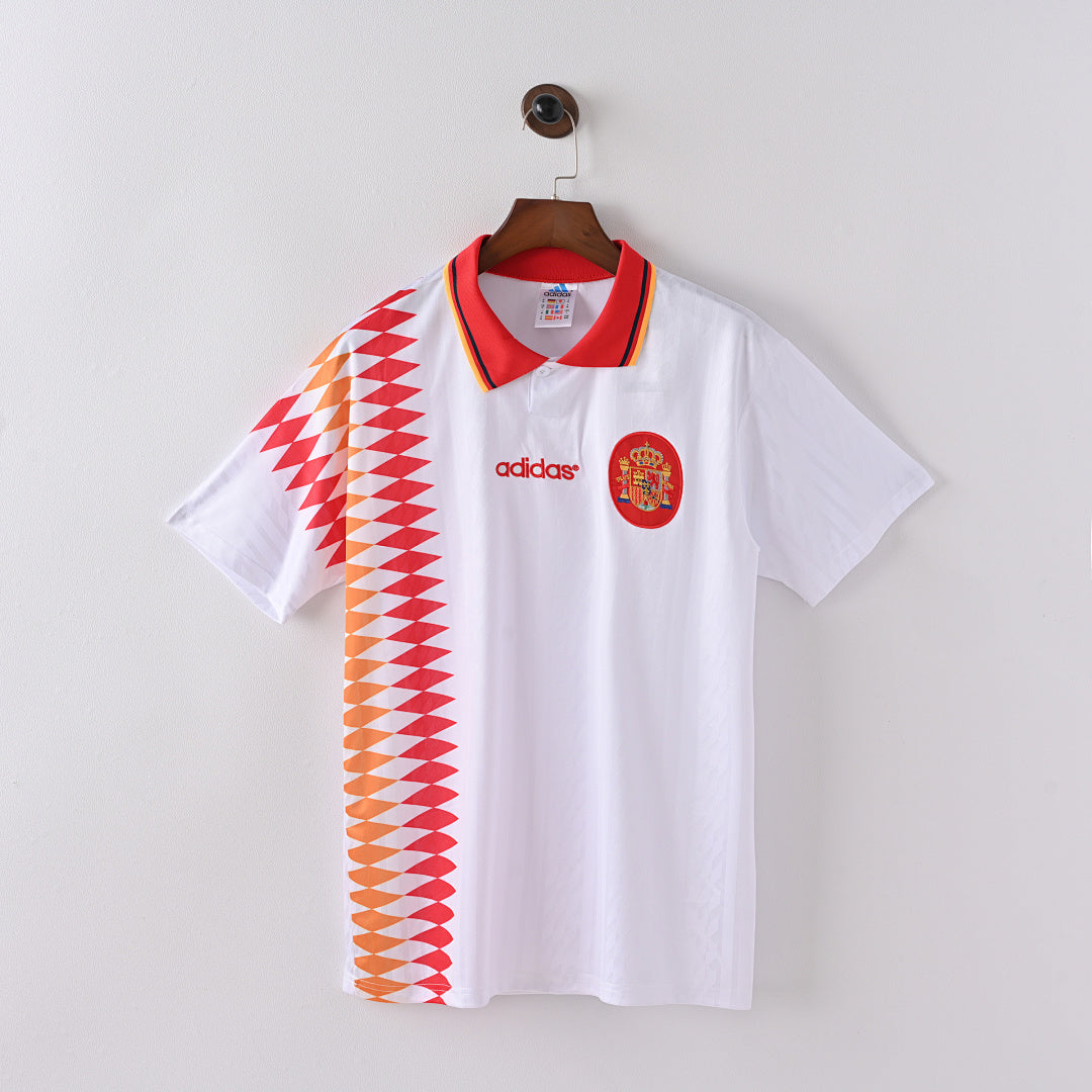 1994 Spain Away Soccer Jersey
