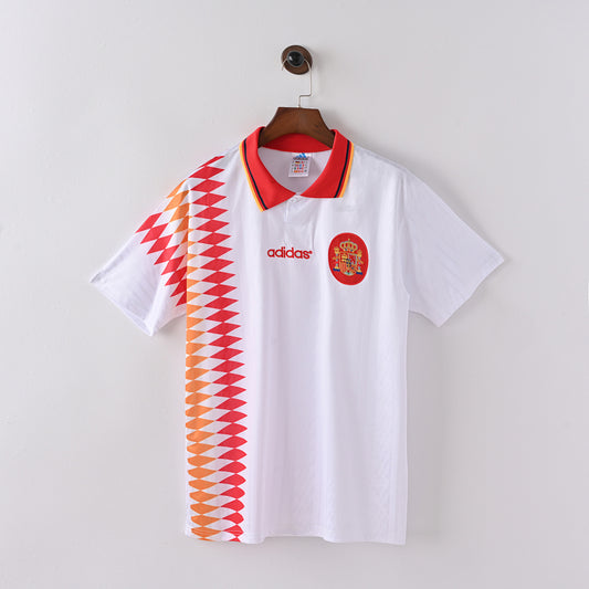 1994 Spain Away Soccer Jersey