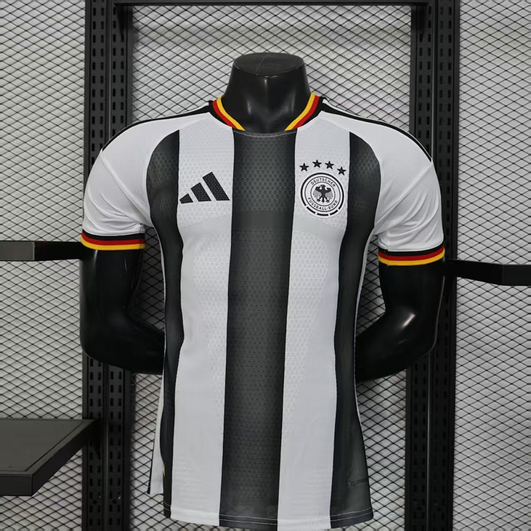 Germany Soccer Jersey White Black