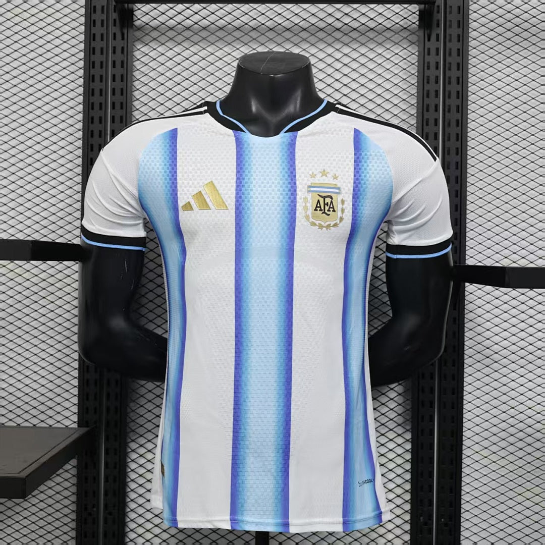 Argentina Home Player Version Soccer Jersey