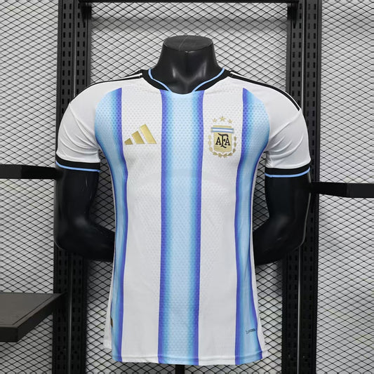 Argentina Home Player Version Soccer Jersey