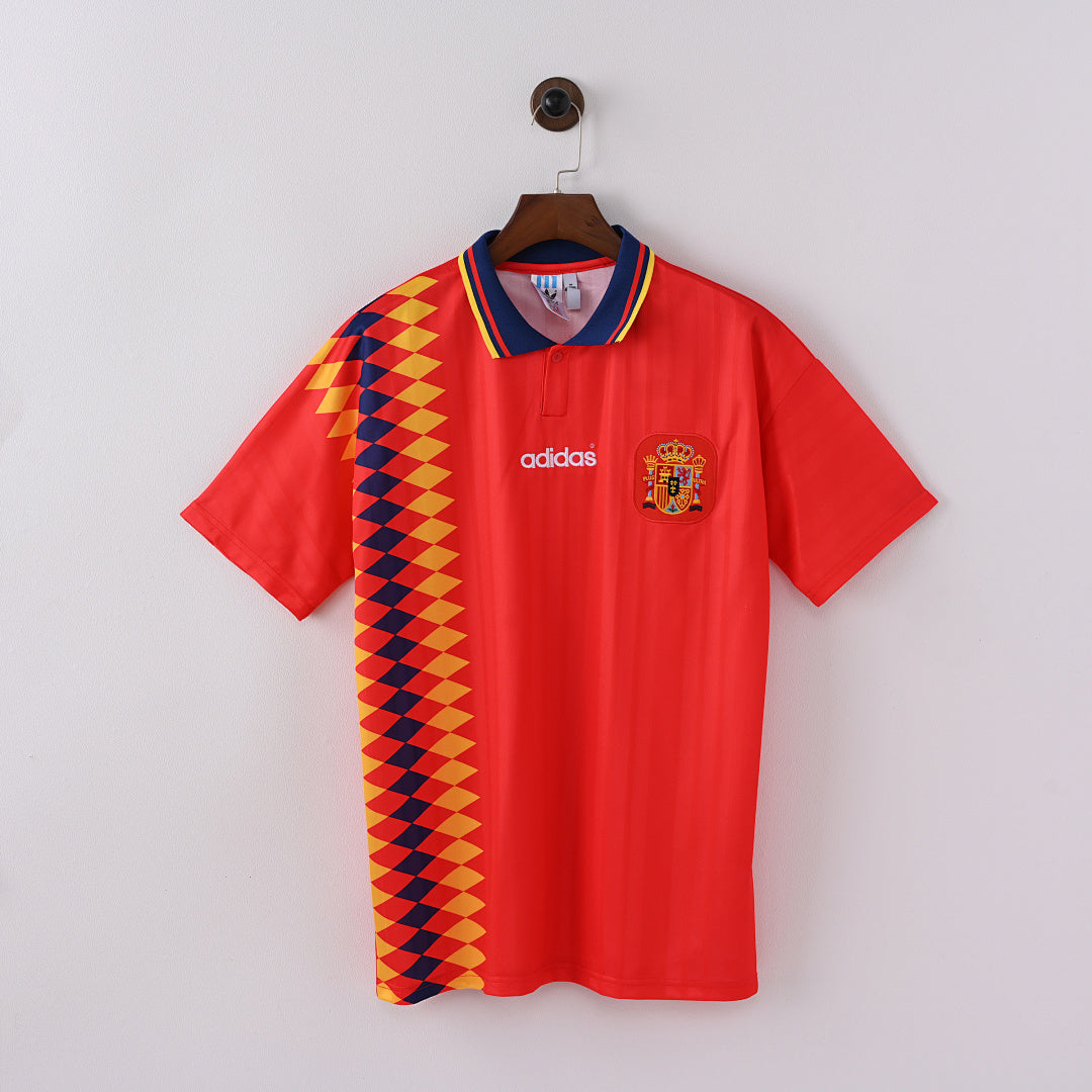 1994/95 Spain Home Soccer Jersey