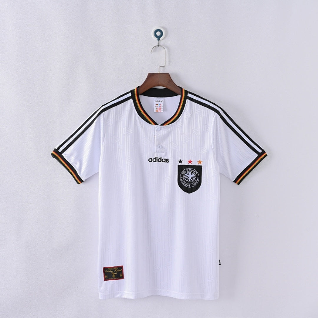 1996 Germany Home Soccer Jersey