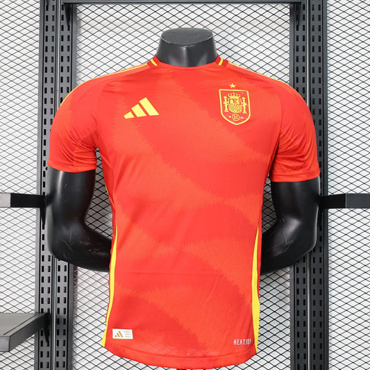 Spain Home Player Version Soccer Jersey