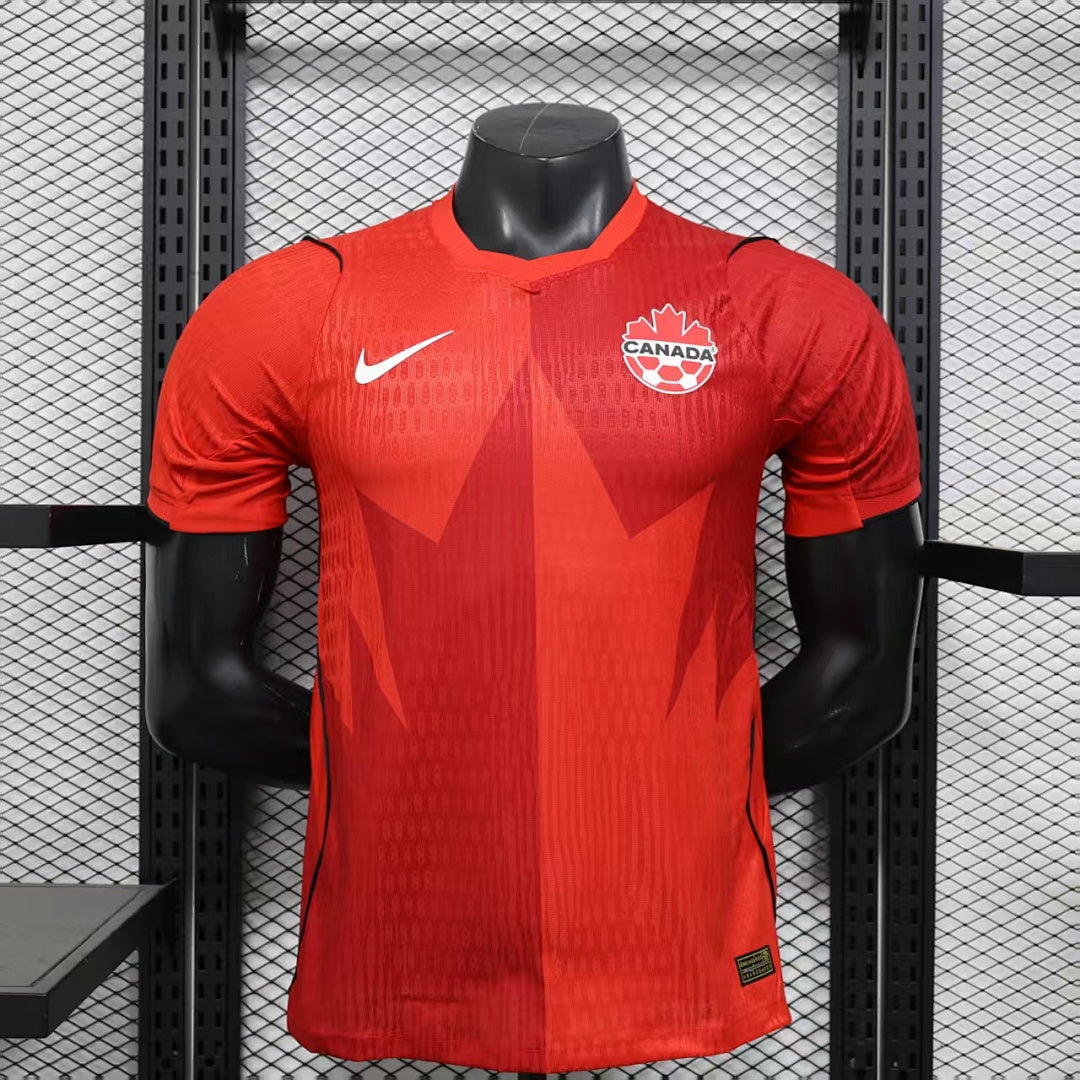 Canada Home Player Version Soccer Jersey