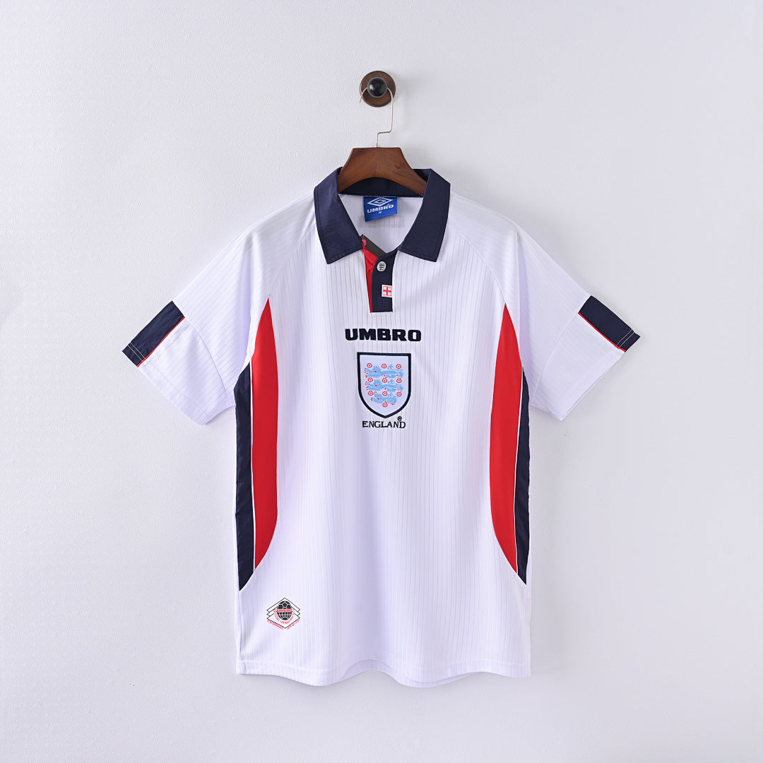 1998 England Home Soccer Jersey