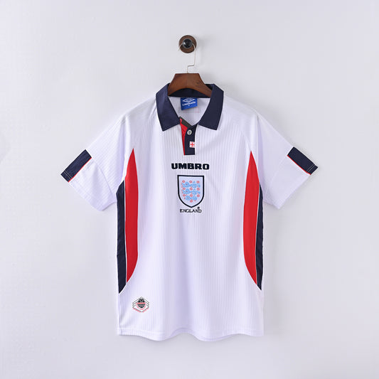 1998 England Home Soccer Jersey