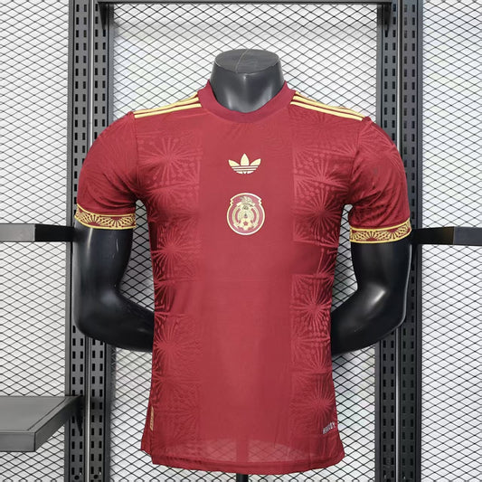 Mexico Player Version Soccer Jersey Red
