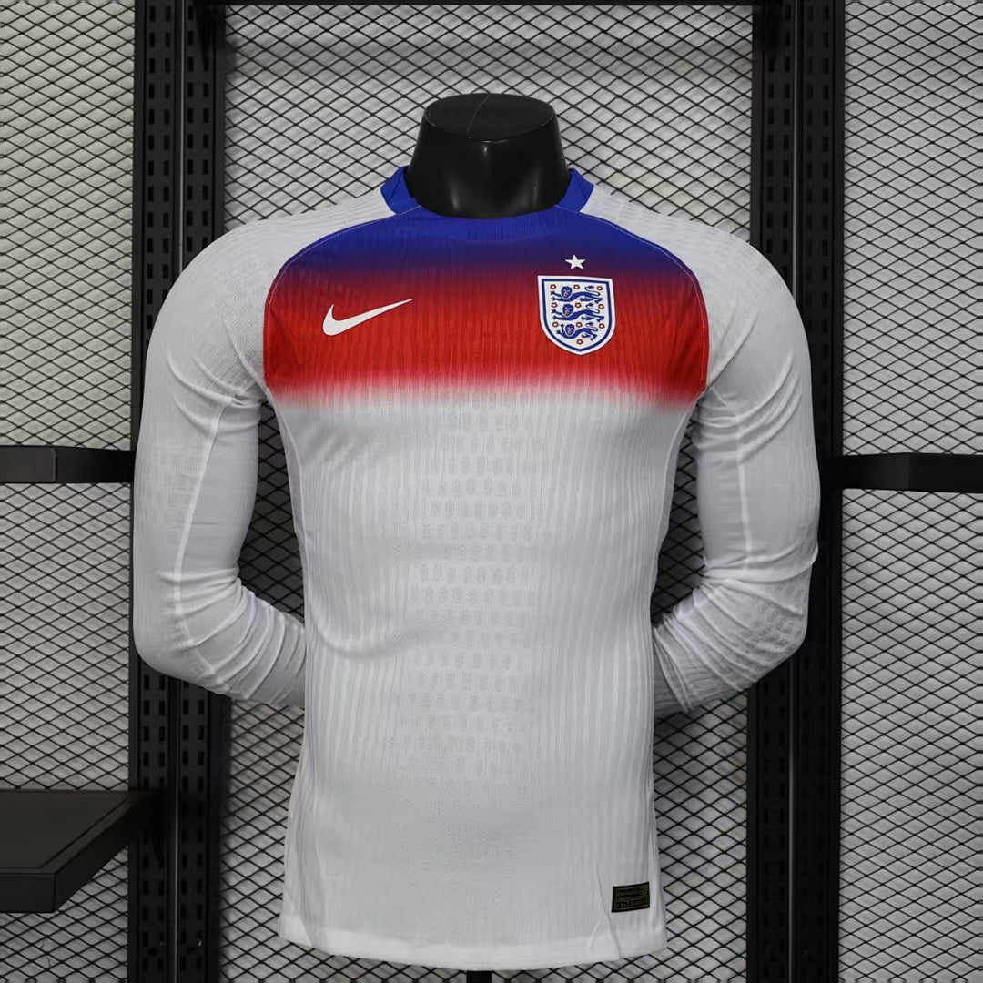 England Player Version Soccer Jersey Long Sleeve