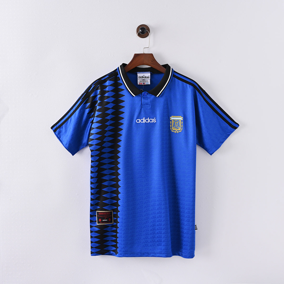 1994 Argentina Away Soccer Jersey