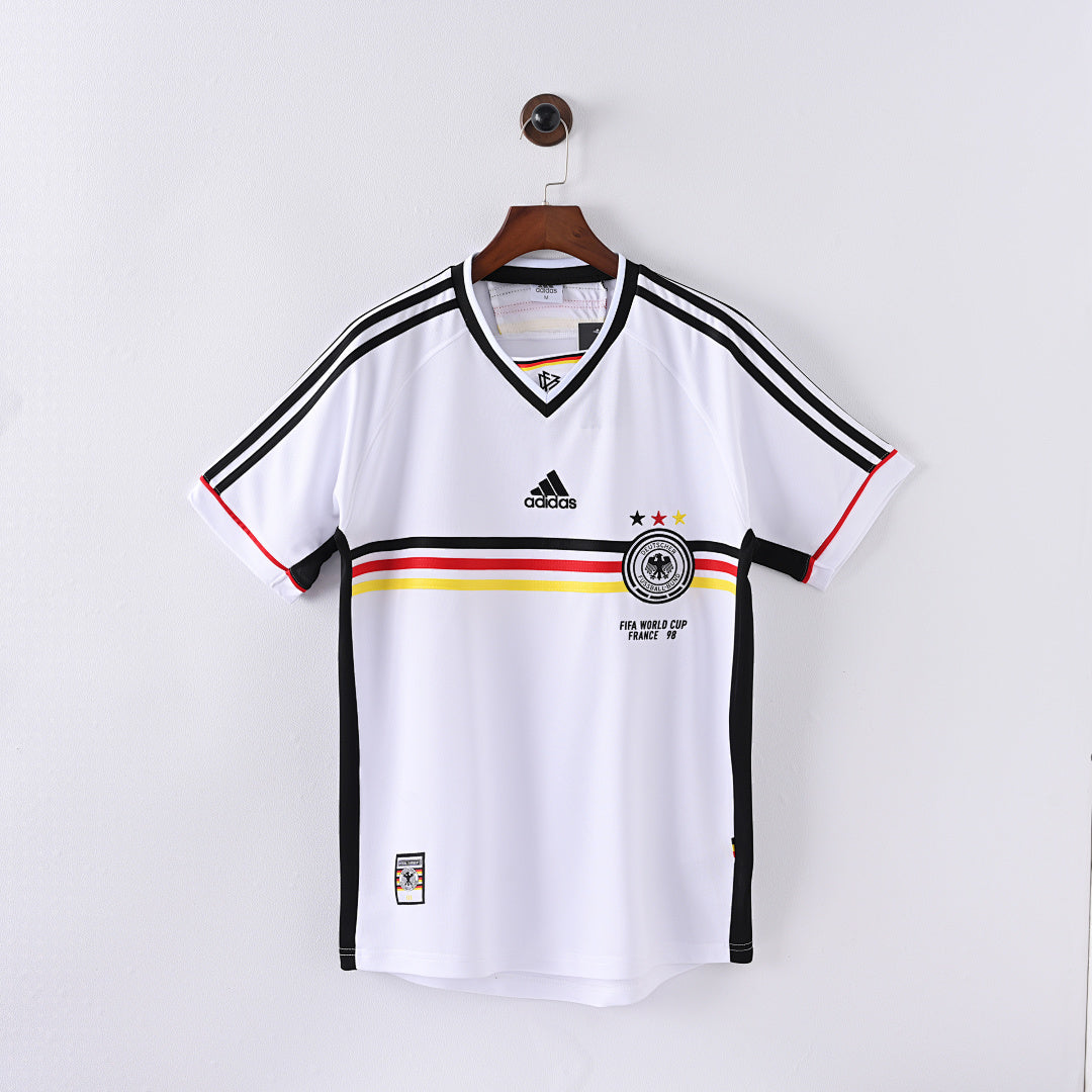1998 Germany Home Soccer Jersey