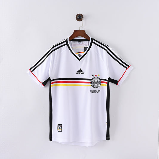1998 Germany Home Soccer Jersey