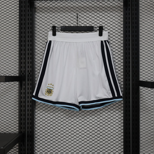 Argentina Soccer Shorts Shorts White