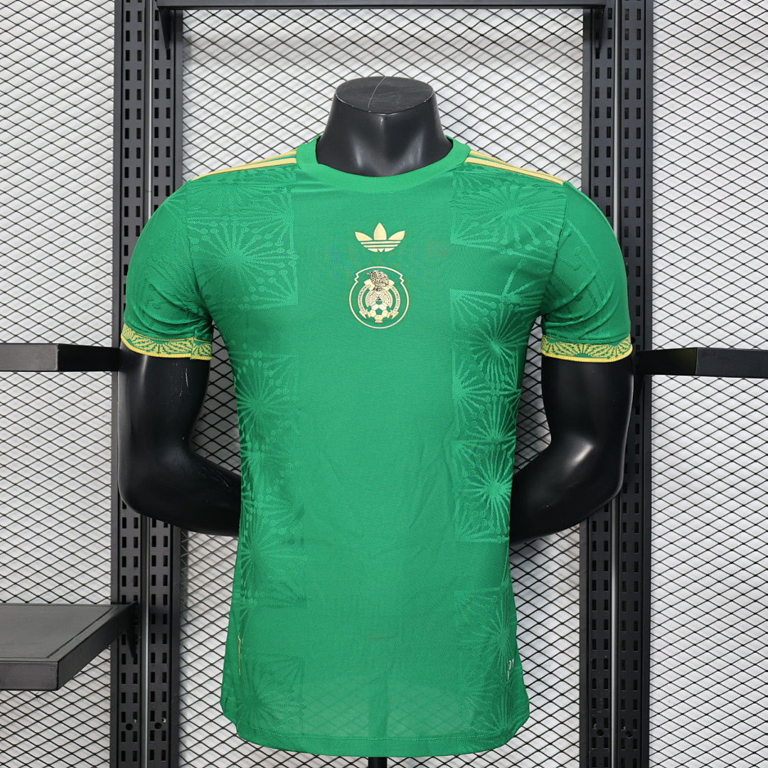 Mexico Player Version Soccer Jersey Special Edition Green