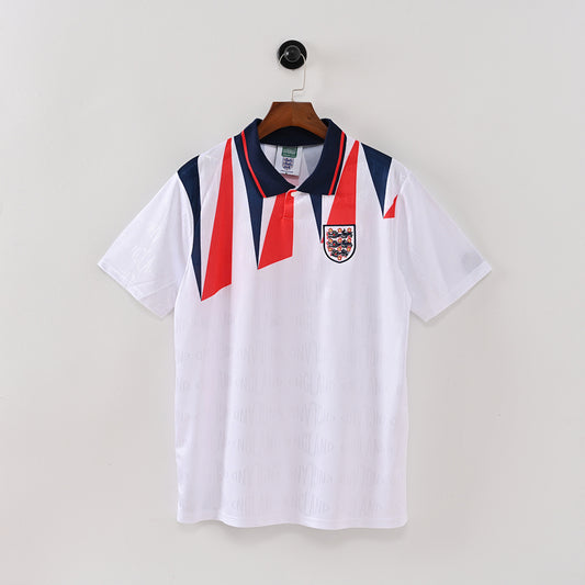 1992 England Home Soccer Jersey