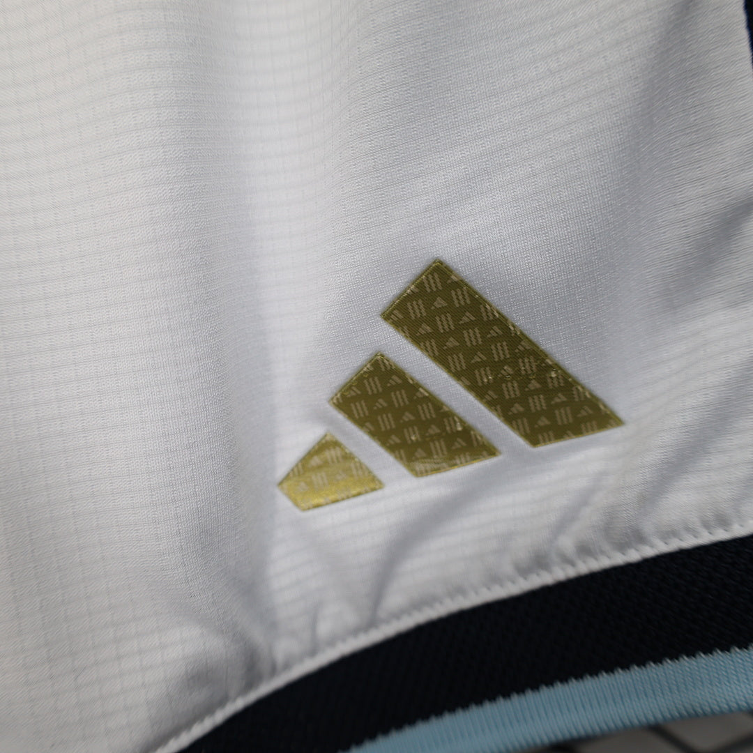 Argentina Soccer Shorts Shorts White