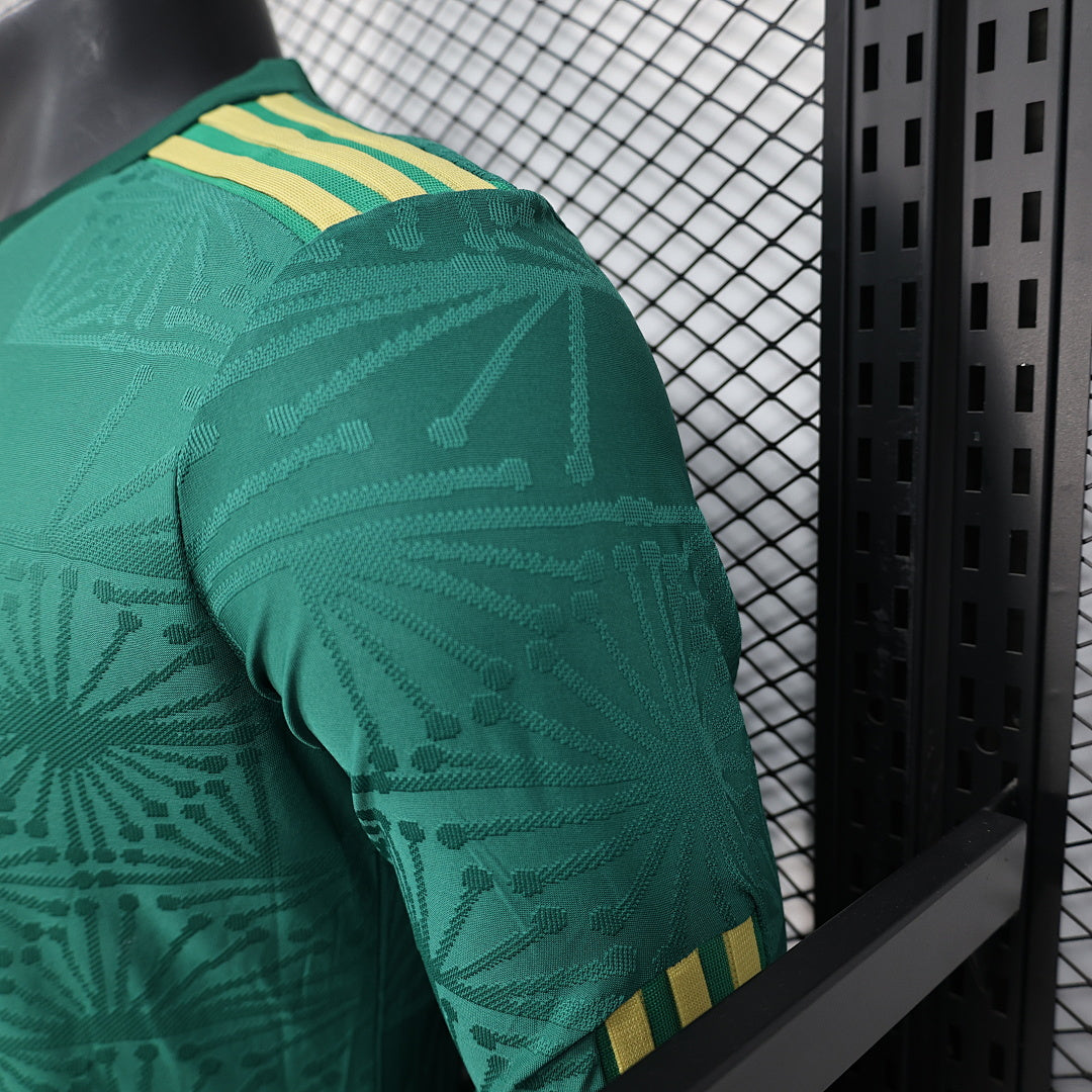 Mexico Player Version Soccer Jersey Long Sleeve Green