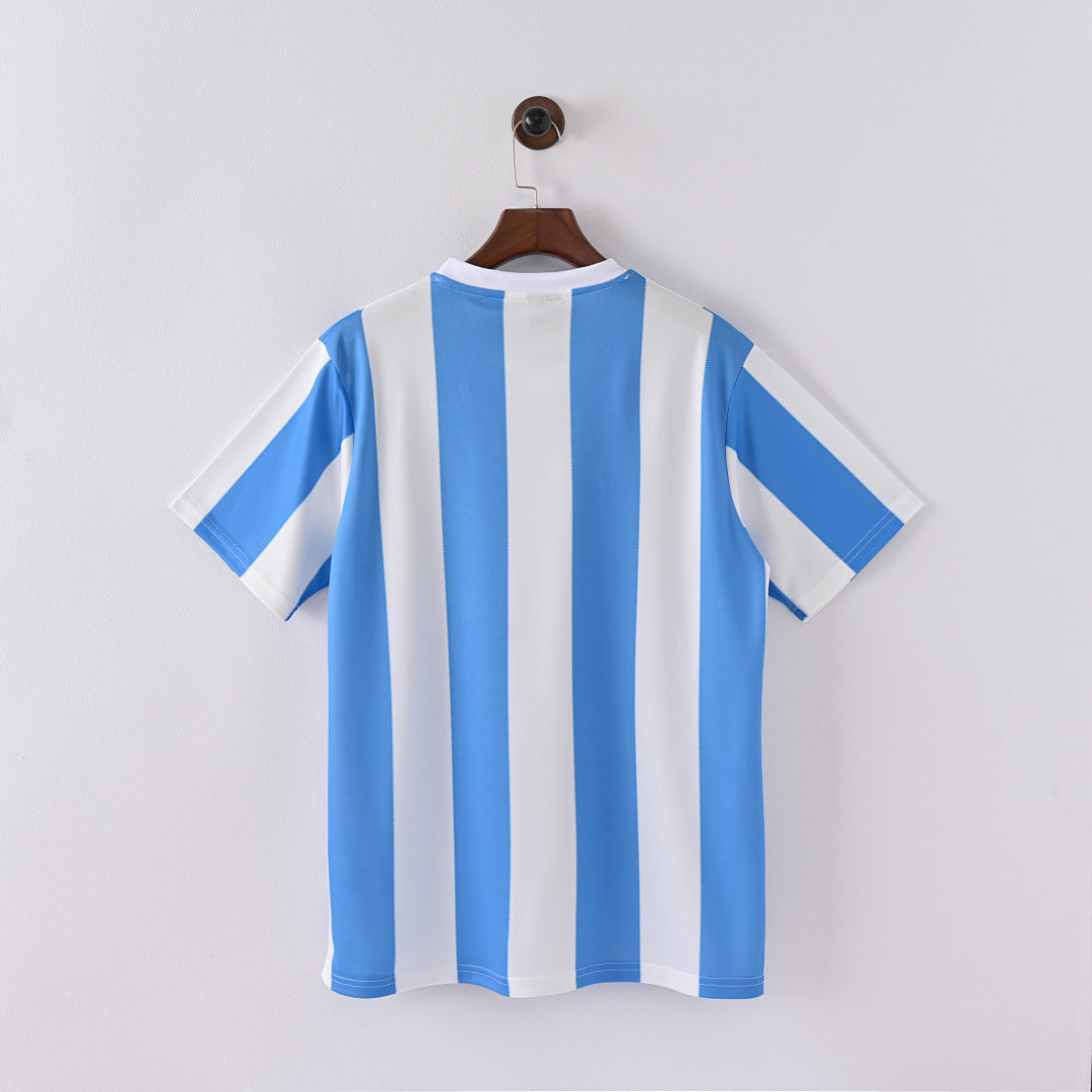 1986 Argentina Home Soccer Jersey World Cup