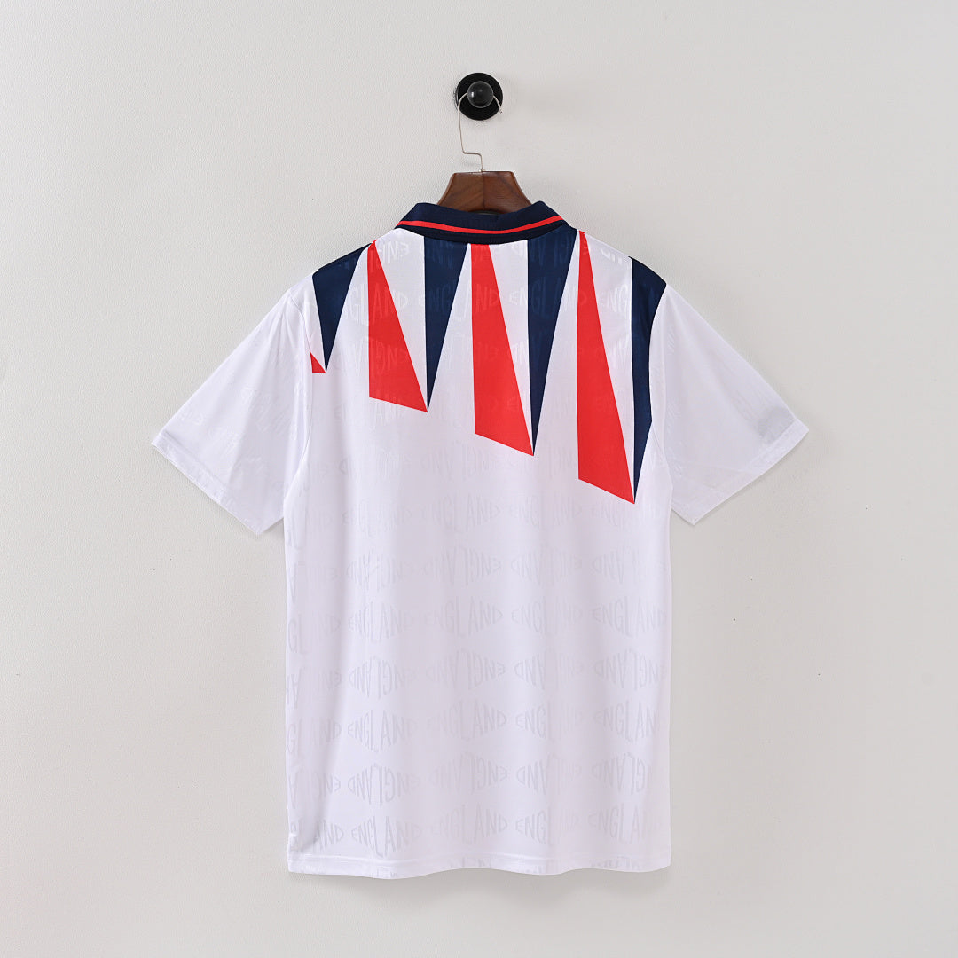1992 England Home Soccer Jersey