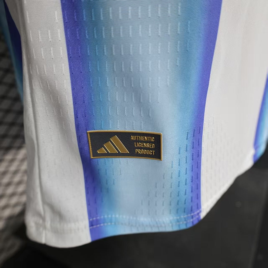 Argentina Home Player Version Soccer Jersey