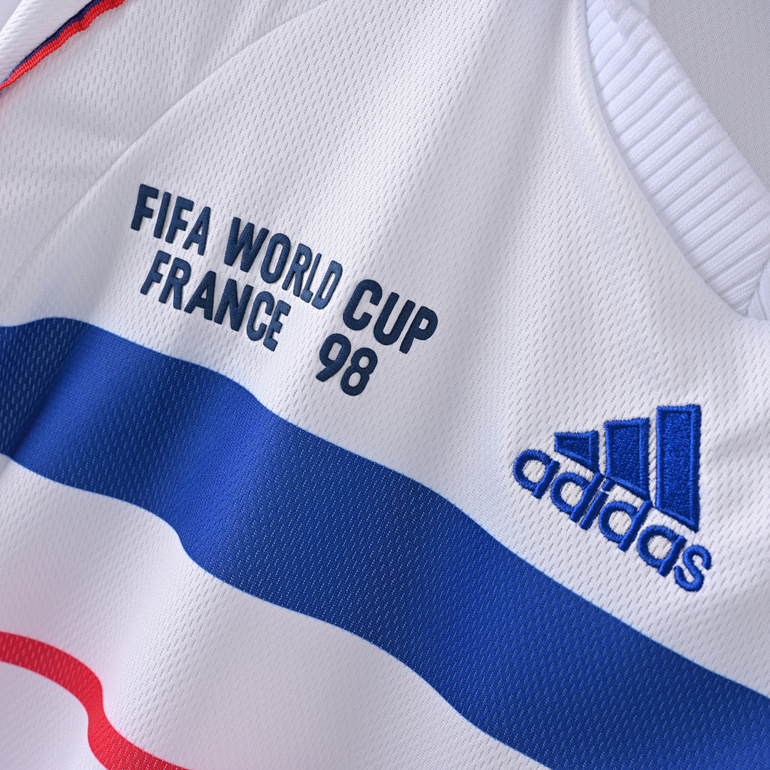 1998 France Away Soccer Jersey