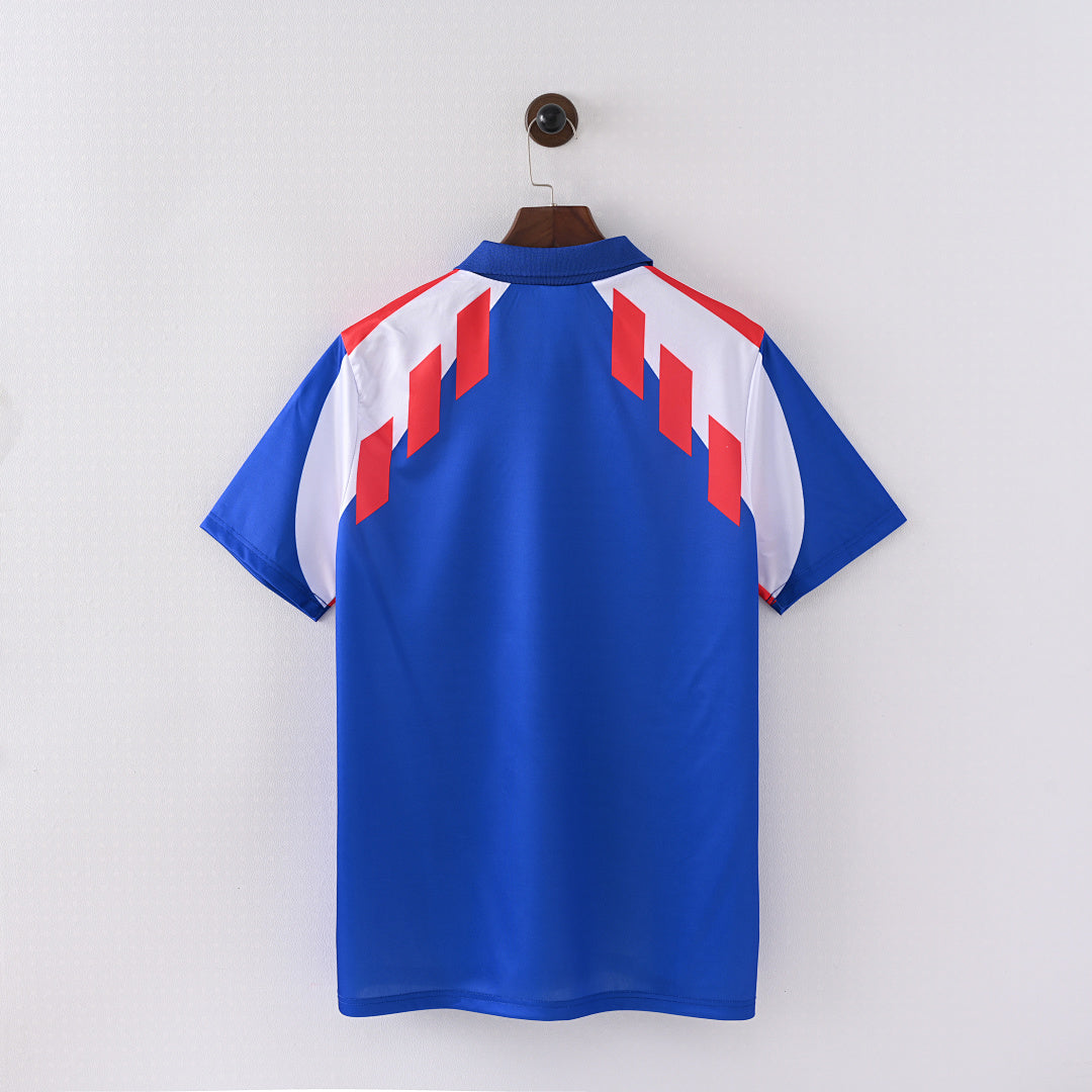 1988 France Home Soccer Jersey