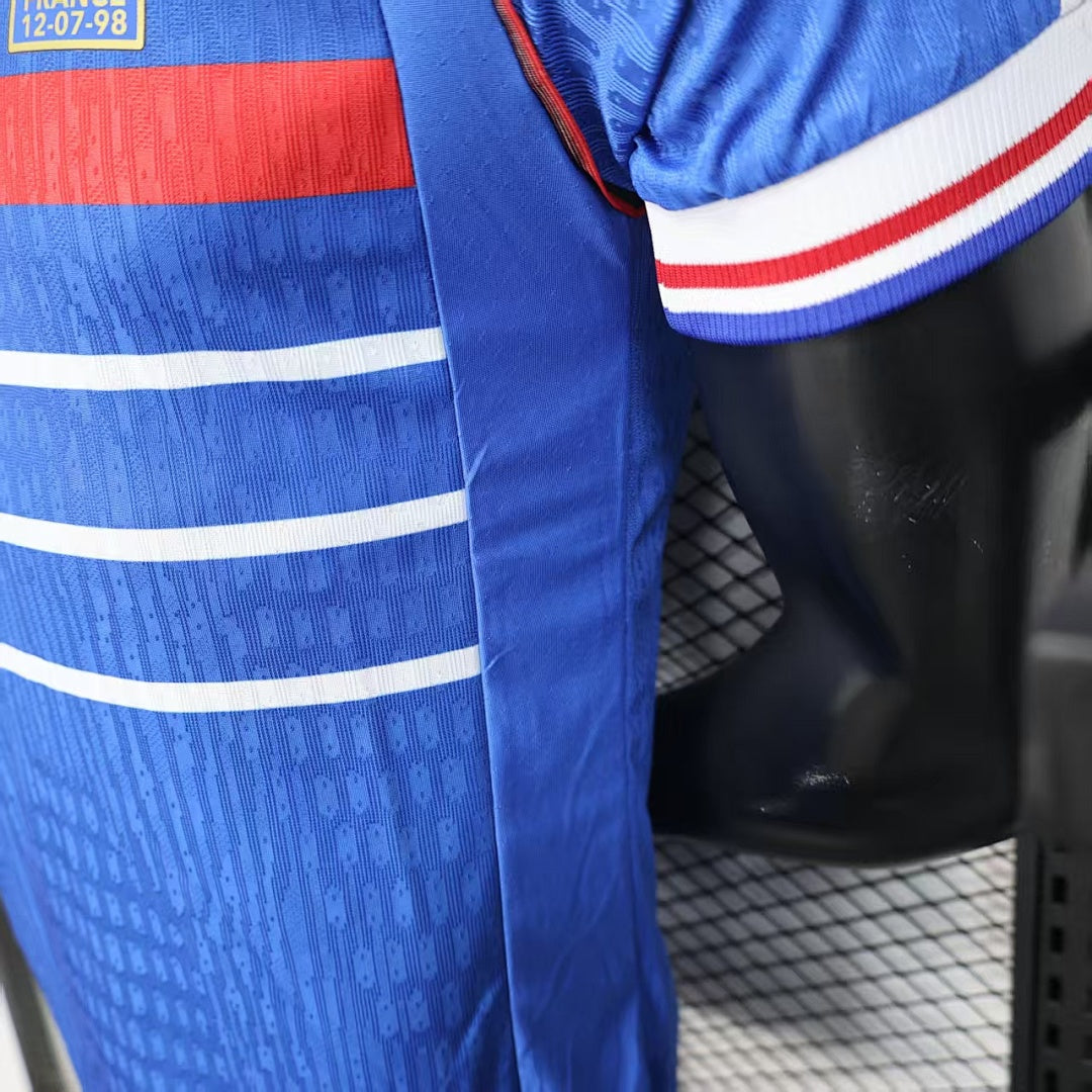 France Player Version Soccer Jersey Retro