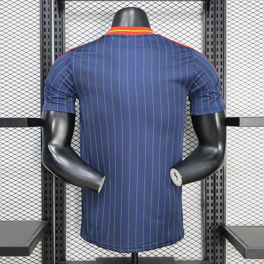 Spain Soccer Jersey Retro Casual