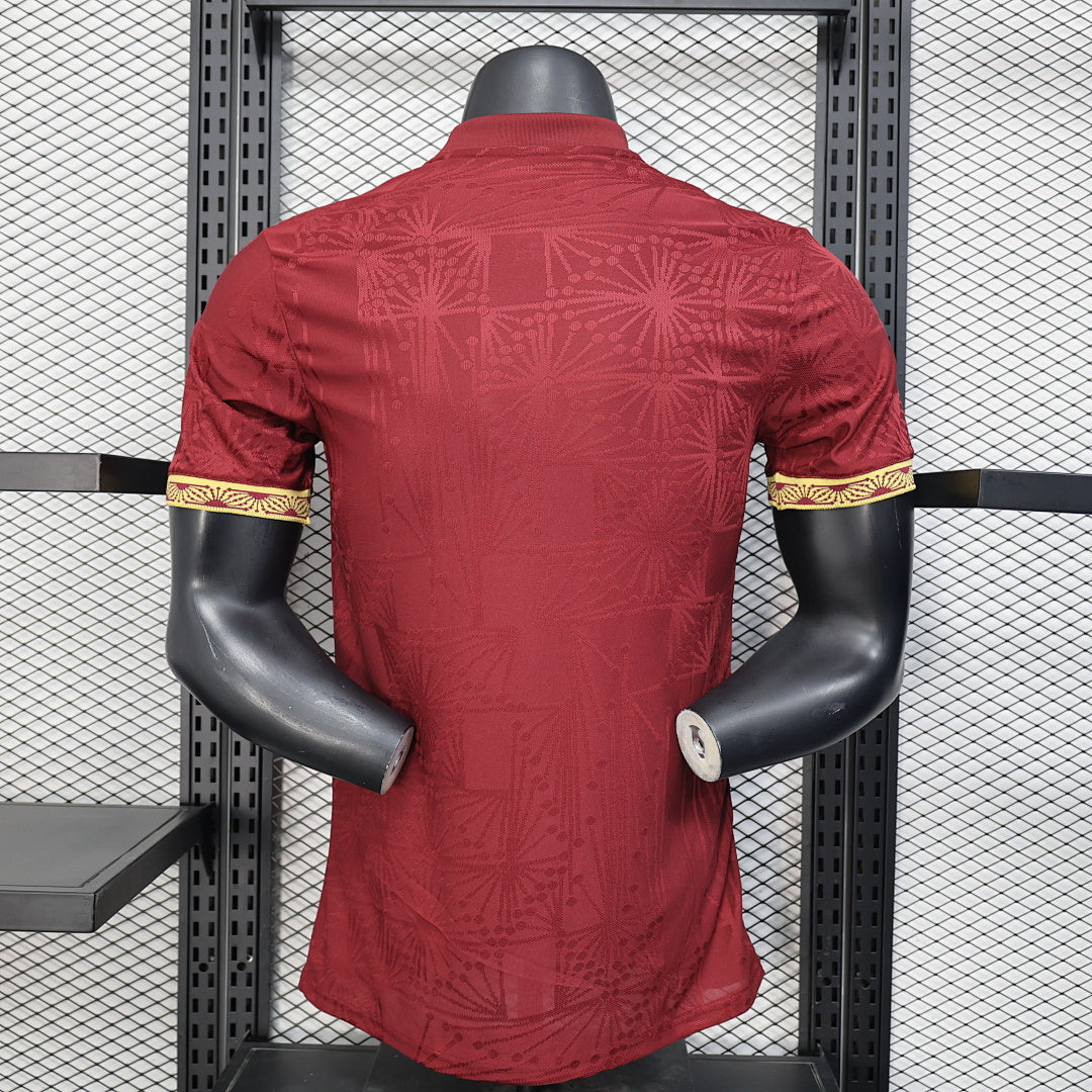 Mexico Player Version Soccer Jersey Trophy Edition Red