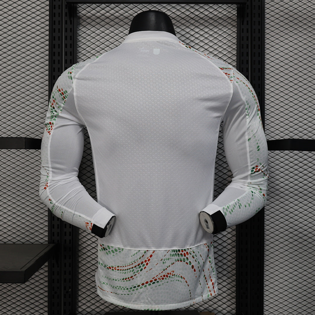Portugal Away Player Version Soccer Jersey Long Sleeve