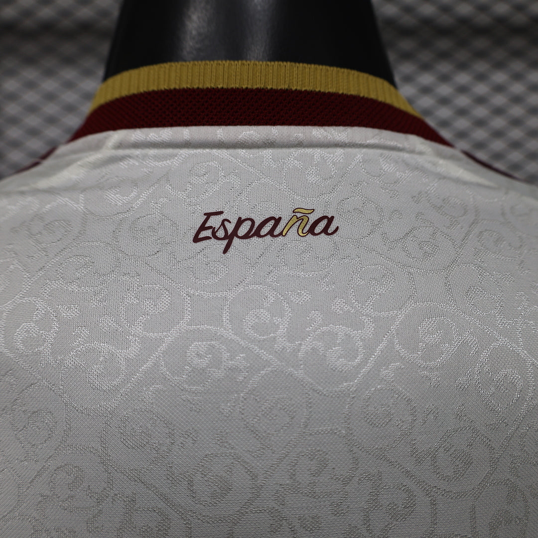 2026/27 Spain Away Player Version Soccer Jersey Long Sleeve