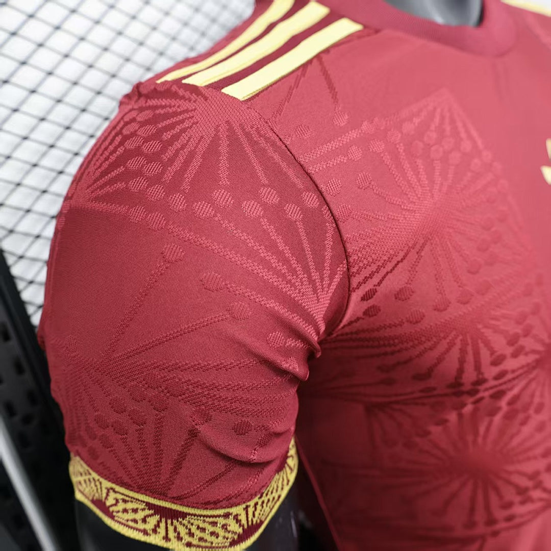 Mexico Player Version Soccer Jersey Red