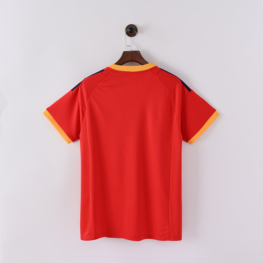 2002 Spain Home Soccer Jersey