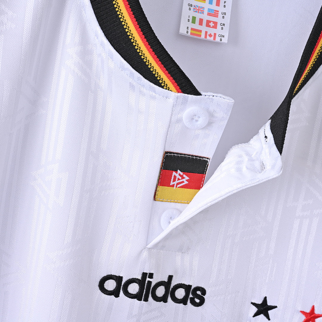 1996 Germany Home Soccer Jersey
