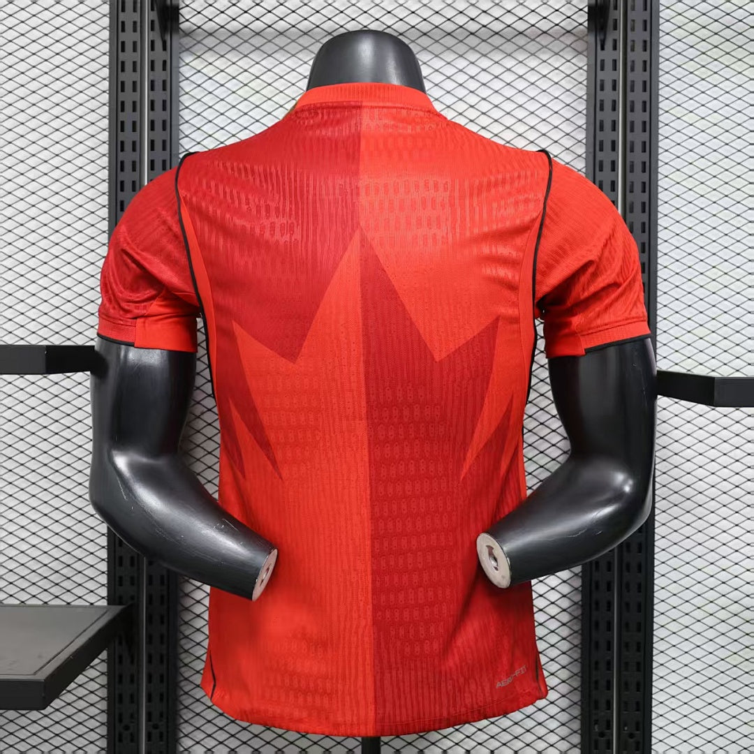 Canada Home Player Version Soccer Jersey