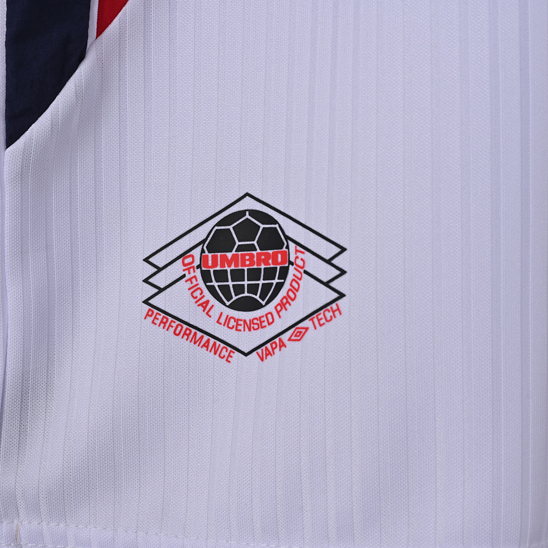 1998 England Home Soccer Jersey