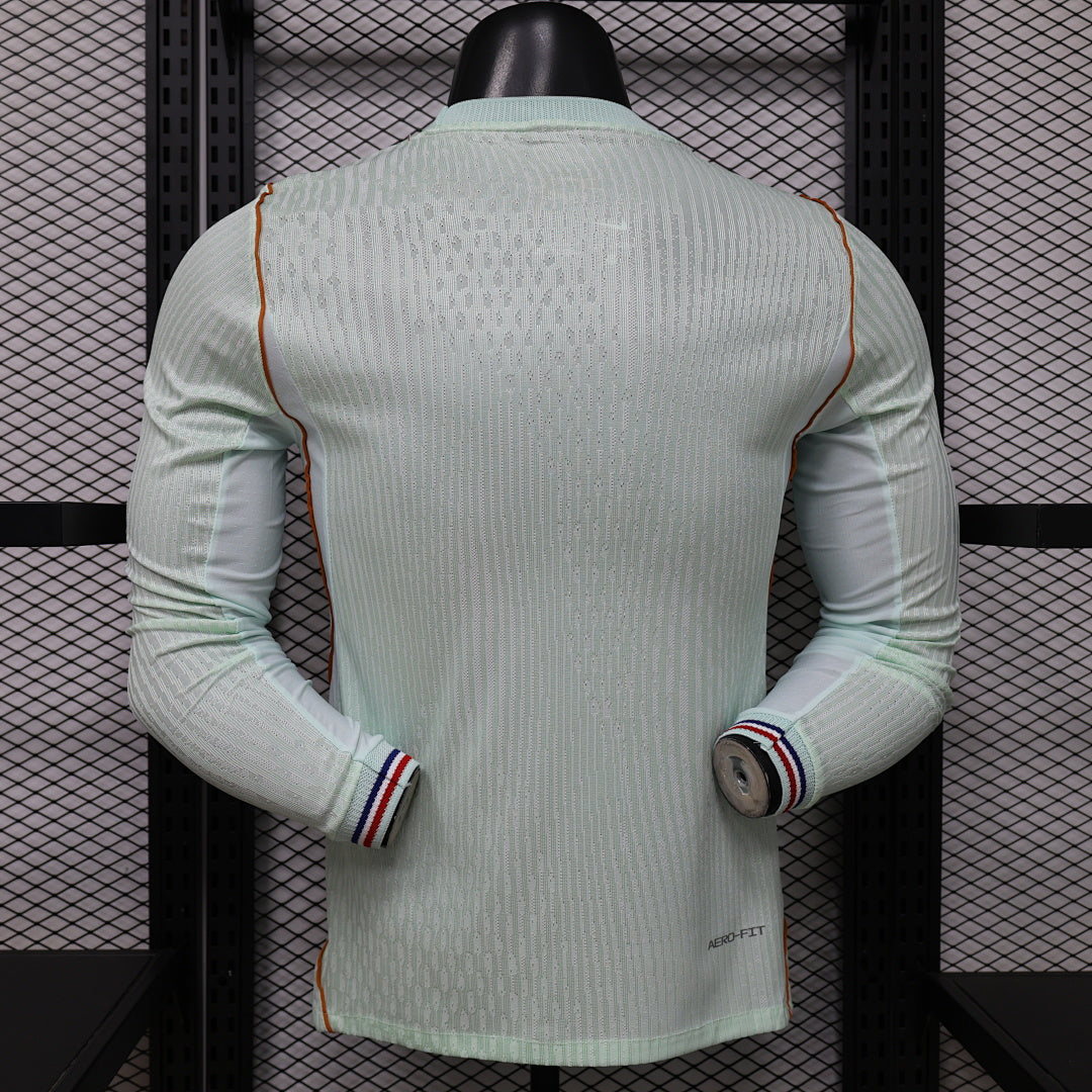 France Away Soccer Jersey Long Sleeve