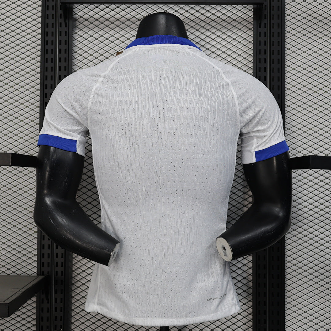 England Home Player Version Soccer Jersey