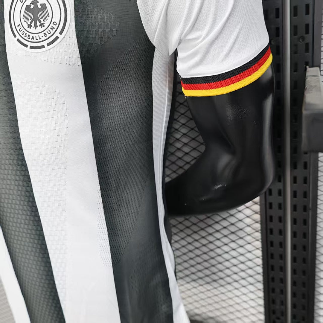 Germany Soccer Jersey White Black