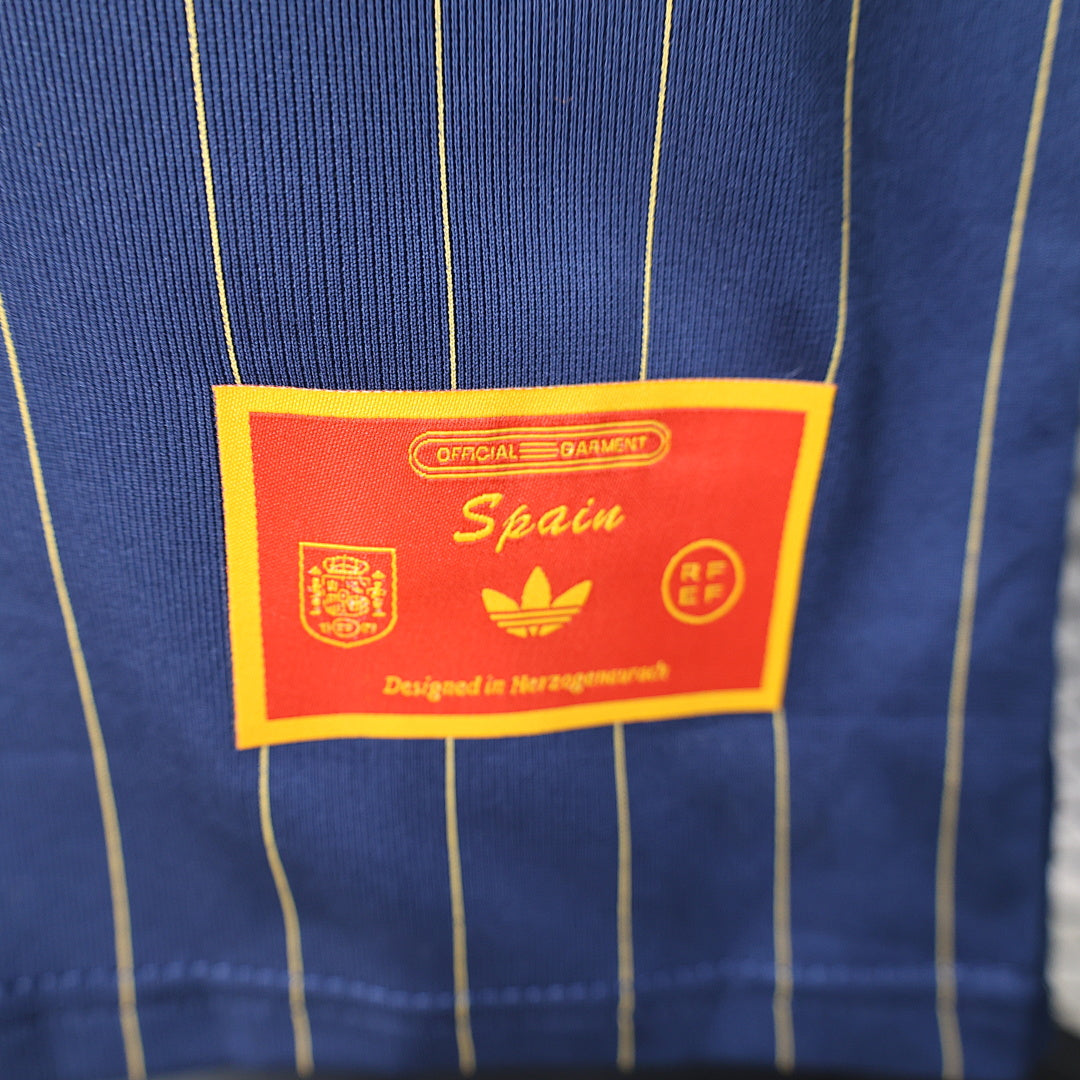 Spain Soccer Jersey Retro Casual