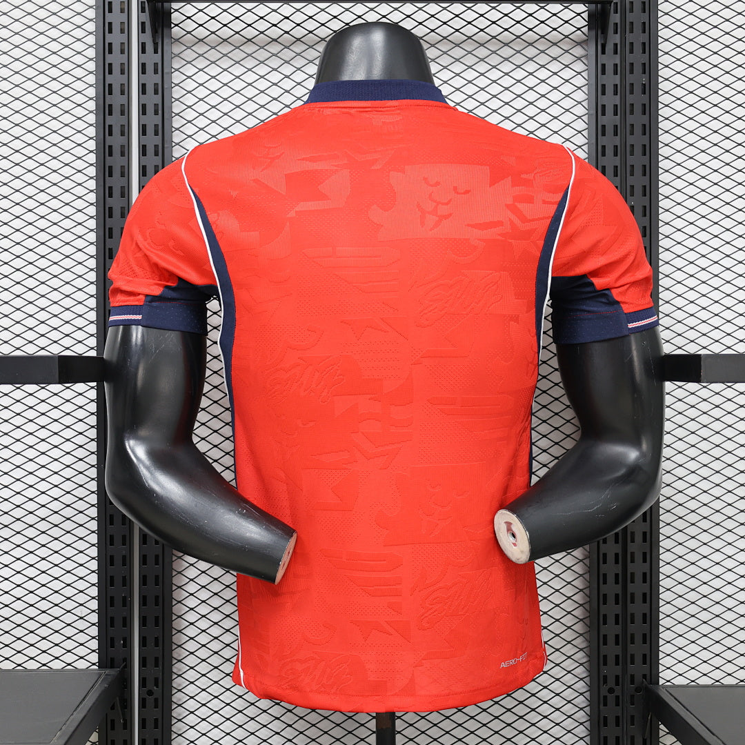 England Away Player Version Soccer Jersey
