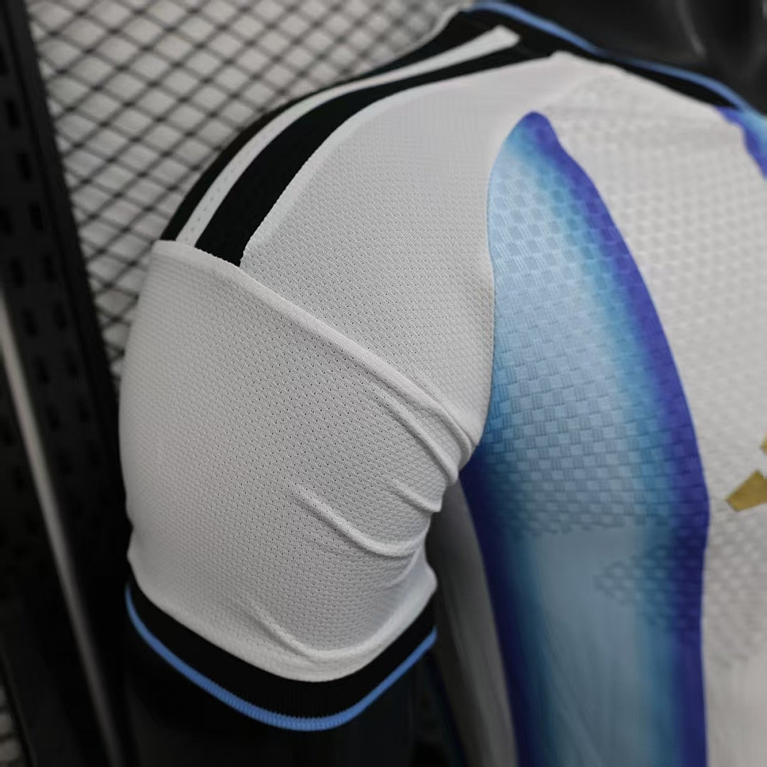 Argentina Home Player Version Soccer Jersey