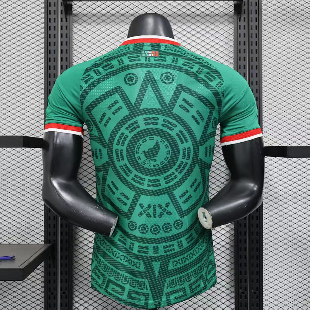 Mexico Home Player Version Soccer Jersey World Cup